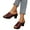 Wine, variant on Women's High Heels Dress Slides Sandals for Ladies Fashion Leather Peep Toe Platform Chunky Block Pumps Shoes