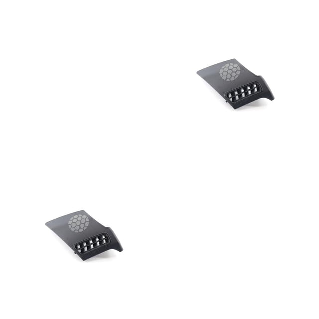 Kenally Cubierta del altavoz Instalación práctica Accesorios mejorados Protector de aluminio Embellecedor de bocina a prueba de polvo Parte exterior Derecha 2piezas Kenally CBP448817