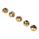 thumbnail image 4 of 70 piezas DIY cuentas de plástico simple exquisita joyería DIY cuentas para collar pulsera teléfono móvil cordón 0.315 in oro, 4 of 5