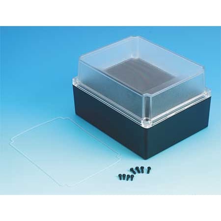 NEMA 4x, 7.32H x 5.75W x 4.33D Polycarbonate Enclosure BOX ENCLOSURES