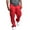 Red, variant on Nituyy Men Cargo Jogger Sweatpants with Pocket Athletic Pants