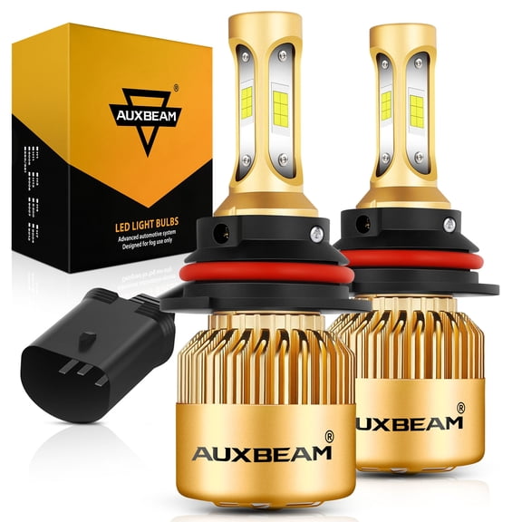 AUXBEAM S3 Series 9007 36W Gold CSP LED Car Headlight Bulb