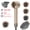 Gold, variant on NICEBAY by SKIMI Hair Dryer, Ionic Blow Dryer 110,000 RPM High-Speed Brushless Motor, Travel Mini Hair Dryer For Women, Small Hair Dryer Diffuser