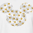 thumbnail image 3 of Disney - Mickey Head Daisies - Juniors Cropped Graphic T-Shirt, 3 of 5