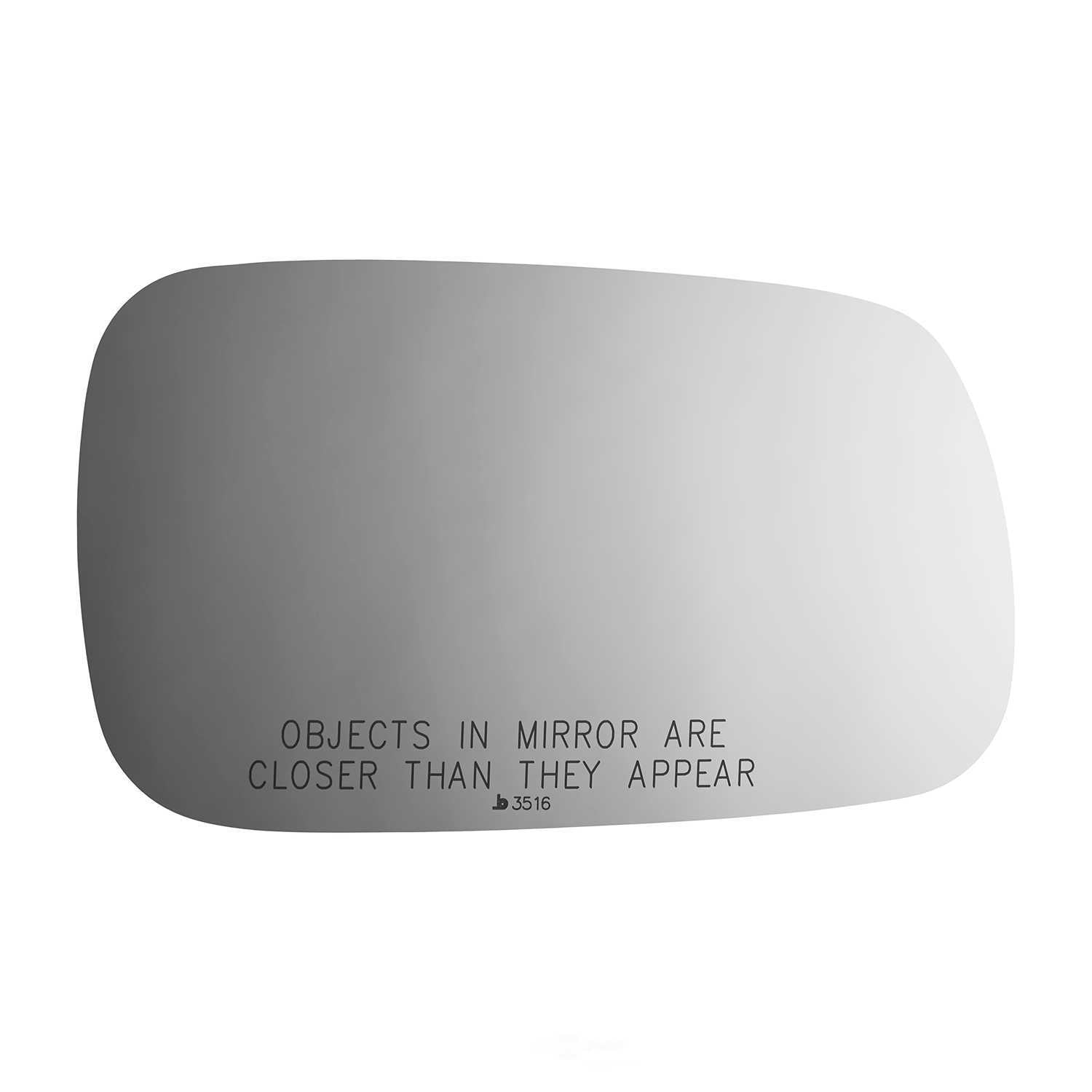 Burco Side View Mirror Replacement Glass - Clear Glass - 3516