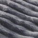 thumbnail image 4 of Funda de almohada de franela a rayas con cremallera para dormitorio, gris oscuro, 30 x 50 cm Gris Oscuro 30x50cm, 4 of 8