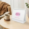 thumbnail image 4 of ELAYARD Pink 2026 Table Flip Calendar Compact Design Ideal for Decor, 4 of 8