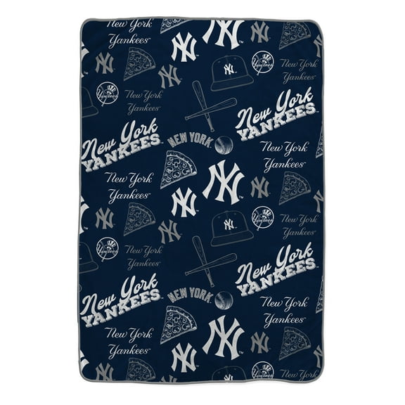 Pegasus New York Yankees 60" x 90" City Script Ultra Cozy Blanket
