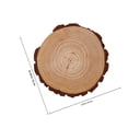 thumbnail image 2 of DECORNIJIA Wood Step Garden Stepping Stone Round Natural Style 1Pcs, 2 of 6