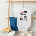 thumbnail image 4 of Proof Daddy Doesnt Fish All the Time Romper Boys or Girls Infant Baby Brisco Brands 12M, 4 of 6