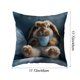 thumbnail image 3 of Fasiaou 3 Counts Artistic Abstract Style Pillow Cover Floral Print Sofa Bedroom Decor Cushion Case Soft Nylon Spandex Washable Home Living Room Accent, 3 of 6