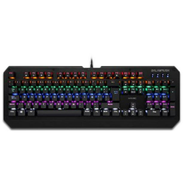 Teclado Gamer Balam Rush Havoc, USB, RGB de 4 colores. BALAMRUSH BR-929660