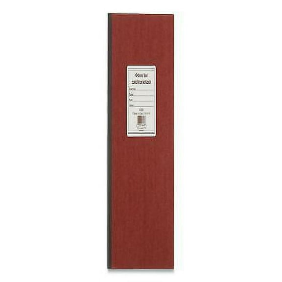 1PK RED43648 Computation Notebook, Quadrille Rule, Brown Cover, 11.75 x 9.25, 75 Sheets