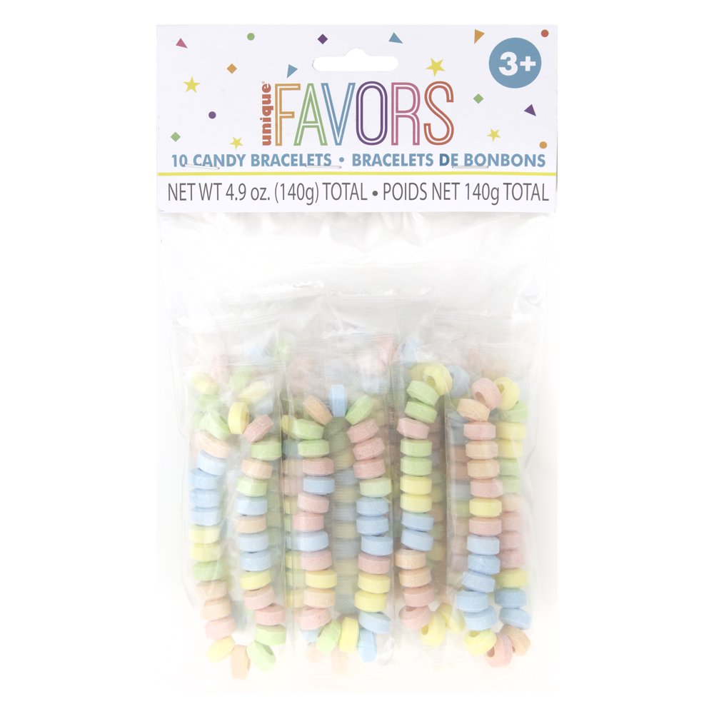 Candy Bracelet Party Favors, 10ct