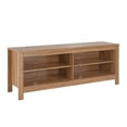 thumbnail image 4 of CorLiving Norio Faux Wood TV Stand with 4 Open Shelves for TVs up to 75", 4 of 10