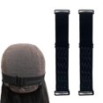 thumbnail image 1 of 2 bandas elásticas ajustables para pelucas, banda de peluca extraíble, correa antideslizante para peluca, bandas elásticas negras para hacer pelucas sin pegamento, accesorios para gorros de peluca, 1 of 5
