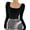 Black, variant on Women'S Bodysuits Sexy- Ribbed One- Piece Square Neck Long Sleeve Tops Pink S