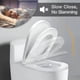 thumbnail image 4 of Heavy Duty Square Toilet Seat Soft Close Quick Se Top Fix Hinge Easy Clean, 4 of 5