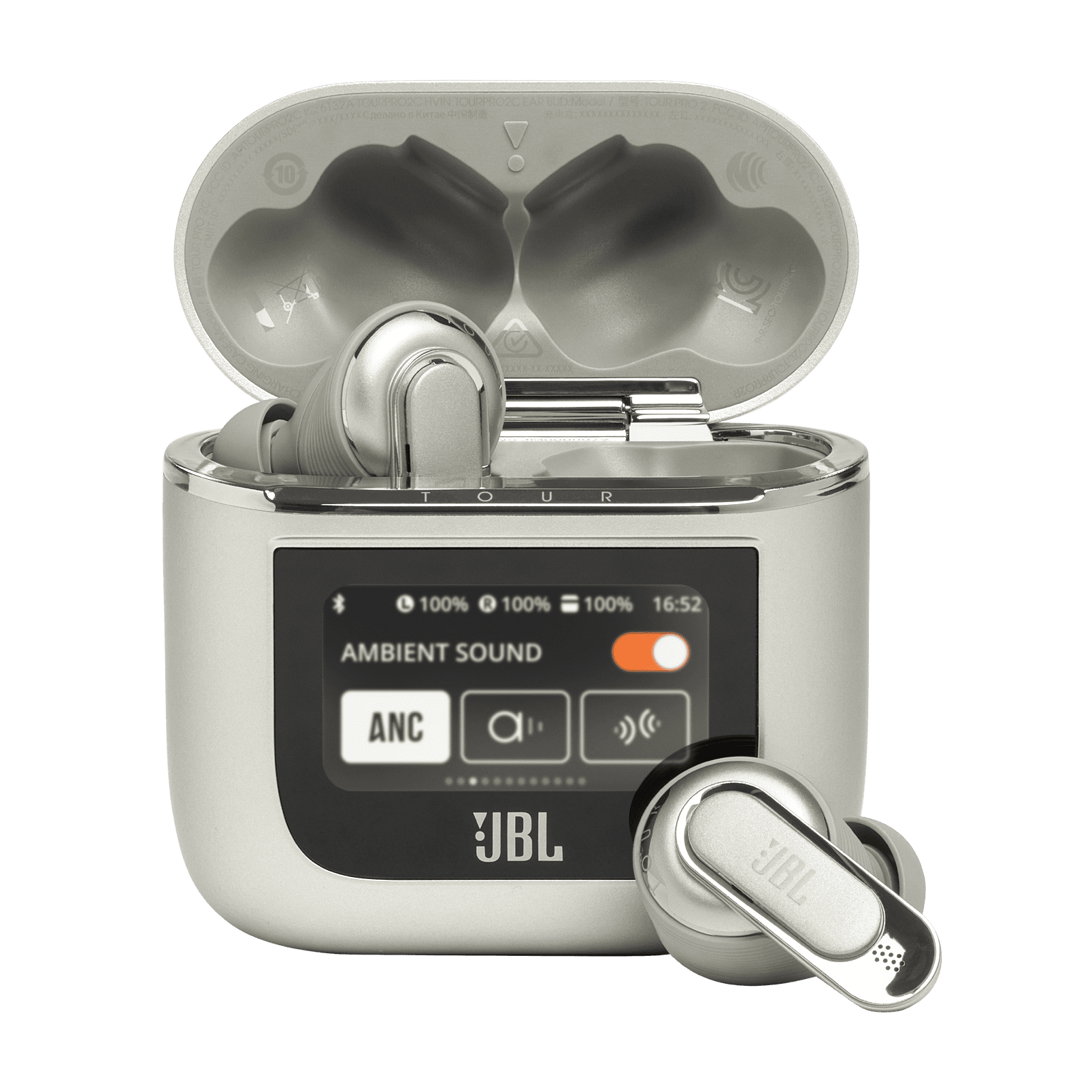 JBL True Wireless Noise Cancelling Earbuds with Spatial Audio and