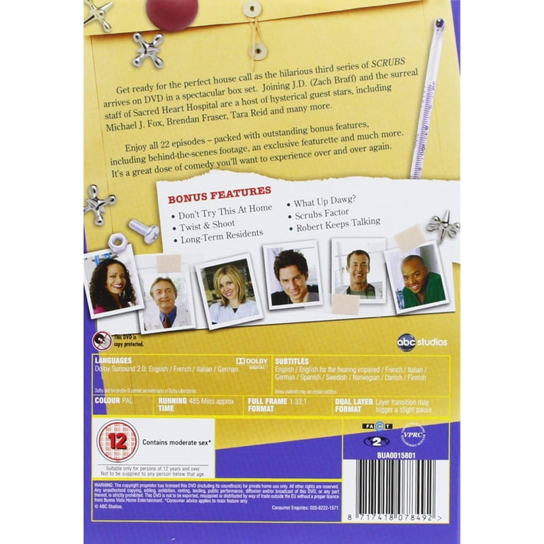 Scrubs - Complete Series 1-9 - 31-DVD Boxset [ NON-USA FORMAT, PAL, Reg.2  Import - United Kingdom ]