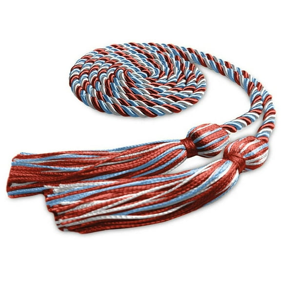 Endea Graduation Single Graduation Honor Cord Red/Light Blue/White