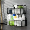 thumbnail image 5 of Wall Mounted Storage Shelf for Living Room and Bathroom Organization with Perforated Design, 5 of 5