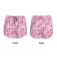 thumbnail image 3 of Balery Cartoon Poodle Dog Pantalones cortos deportivos para mujer con forro y dos bolsillos, elásticos, para entrenamiento, gimnasio, yoga-XX-Large, 3 of 7