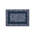 thumbnail image 3 of VCNY Home Heathered Hotel 2-Piece Microfiber Bath Rug Set, Navy/White, 3 of 5