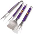 thumbnail image 1 of YouTheFan 5021176 LSU Tigers Block Spirit Series 3 Piece BBQ Set, 1 of 3
