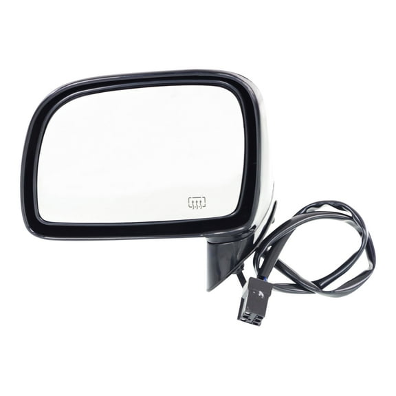 MIRROR Compatible For 1996-1997 Lincoln Town Car Left Driver Heated Power Glass Paintable