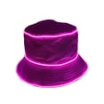 thumbnail image 3 of LED Light Up Bucket Hat Glowing Fisherman Hat Neon Party Hat For Festival Rave Concert Night Club Costume, Battery Not Included One Size, 3 of 10
