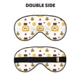 thumbnail image 2 of Naloa Bees and Flowers Print Sleep Mask for Sleeper, Light Blocking Sleeping Eye Mask for Women Men, Eye Shade with Adjustable Strap for Travel, Nap,Meditation, 2 of 7