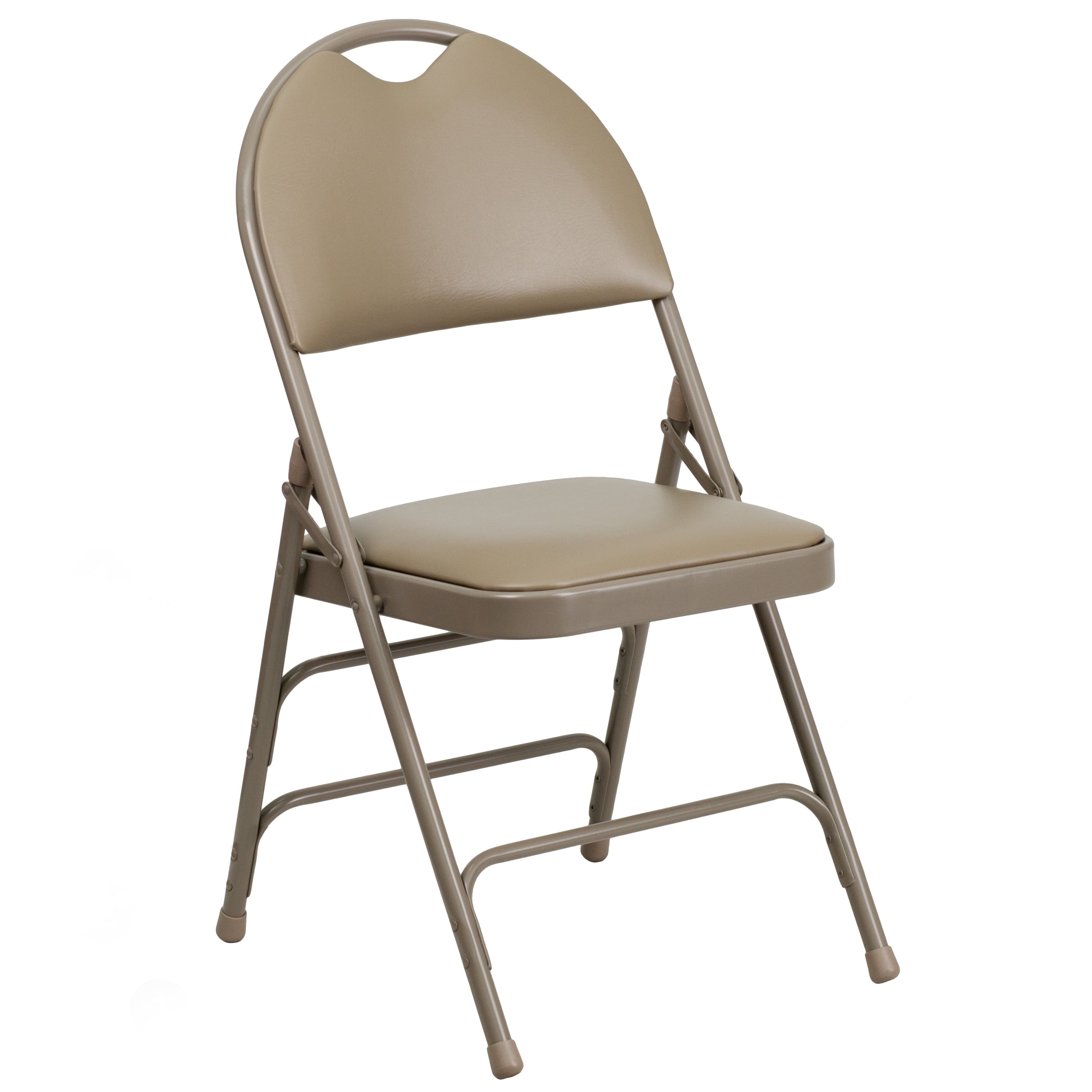 a line furniture holly beige folding chairs with handle grip