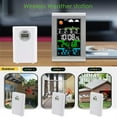 thumbnail image 4 of Digital Weather Clock, Weather Clock Clear Display Practical  for Indoor Outdoor, 4 of 7