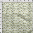 thumbnail image 4 of oneOonePolyesterSpandexWhiteFabricKidsFloralQuiltingSuppliesPrintSewingFabricByTheYard56InchWide, 4 of 4