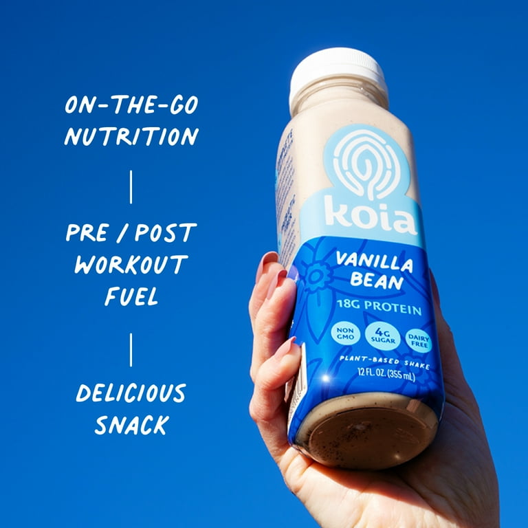 Koia Protein Nutritional Shake, Vanilla Bean, 18g Plant Protein