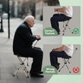 thumbnail image 7 of King Mills Lightweight Portable Stools for Adults Heavy Duty, Adjustable Walking Chair for Adults, 7 of 7
