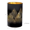 thumbnail image 3 of Maison Concepts Christmas Led Black Glass Stand Forest 6", 3 of 4