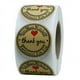 thumbnail image 1 of 6x de 500pcs Adhesivas de Caja con Letras de Thank You Kraft Sello Decorativo para 6 piezas, 1 of 8