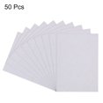 thumbnail image 3 of Unique Bargains 50Pcs Texture Paper Binding Covers, Binding Presentation Covers, 8.5x11 Inches, 8 Mil 65 Lb, White, 3 of 4