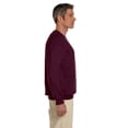 thumbnail image 2 of Jerzees Mens NuBlend Super Sweats Crew Sweatshirt, 3X, Maroon, 2 of 3