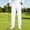 White, variant on Mens Dress Work Business Trousers Straight Slim Solid Color Stretch Comfortable Smooth Office Bottoms Commute