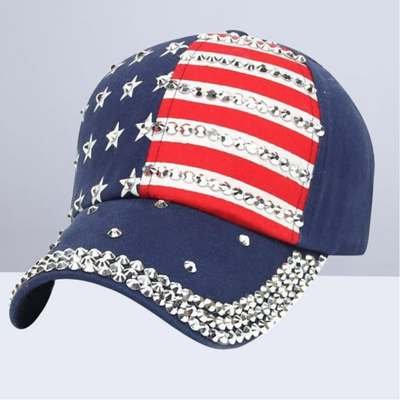 Worgeous  Bling Baseball Cap Rhinestone Embellished Hat Outdoor Activities
