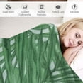 thumbnail image 3 of JRXY  Palm Leaves Pattern Throw Blanket Flannel Blankets Blanket,Bed and Sofa Blankets White, 3 of 6
