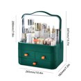 thumbnail image 4 of Soporte de almacenamiento de cosméticos con tapa Caja de cosméticos de encimera no tóxica para baño Ndcxsfigh Libre de BPA, 4 of 4