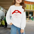thumbnail image 2 of Ruyang Boys Cute Heart Sweatshirt Girls Valentine's Day Pullover Sweatshirts Winter Crewneck Oversized Trendy Hoodies, 2 of 6