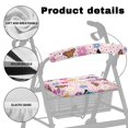 thumbnail image 5 of HELLHERO Rollator Walker Cover Butterfly Daisy Rollator Seat Back Cover for The Elderly Anti-Slip Cover Easy Install for Improved Comfort, 5 of 7