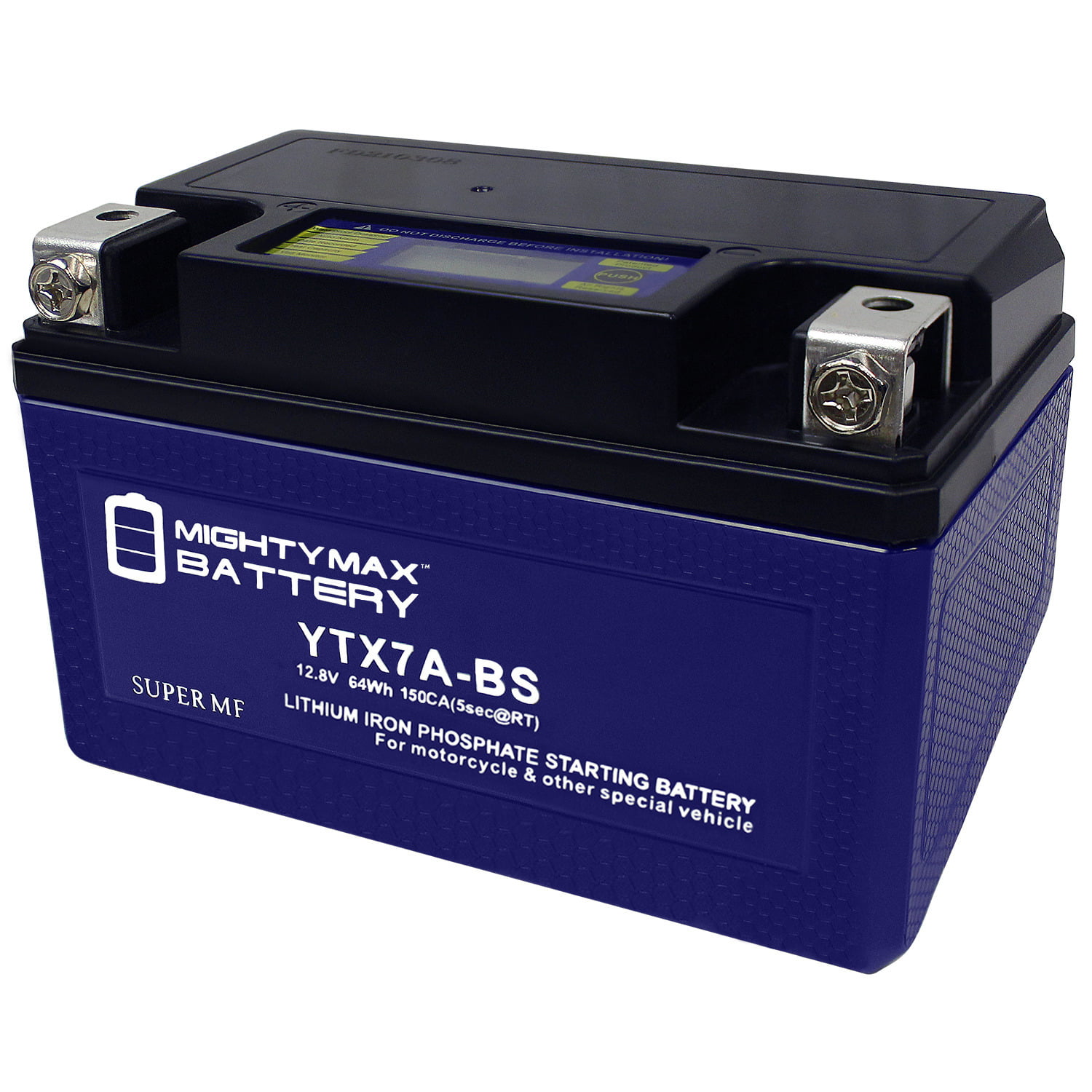 Peugeot 125 Sum-Up 2008-11 Shido Battery LTX7A-BS Lithium Ion YTX7A-BS 