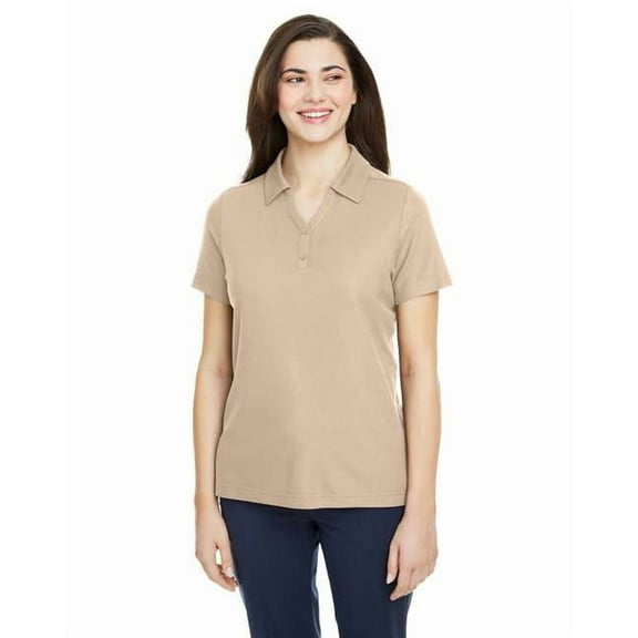 CORE365 CE112W Women's Fusion ChromaSoft™ Pique Polo-Stone-2XL