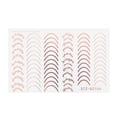 thumbnail image 2 of 3D Nail Art Stickers, Rose Gold Gs104 - 3D Gold Silver Rose Gold Nail Art Striping Tape Line Stickers, Nail Powder Easter Mother'S Day Nail, 2 of 3